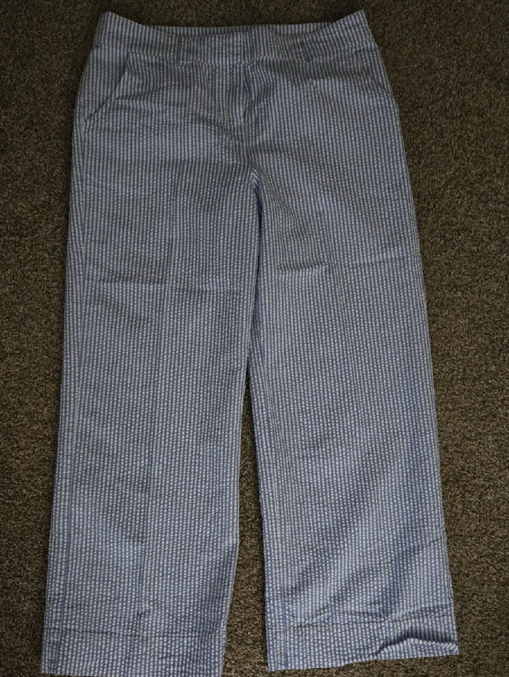 Vineyard Vines Blue and White Seersucker Chinos
